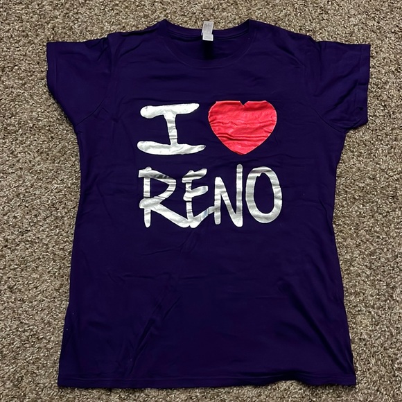 Purple I ❤️ Reno tee - Picture 1 of 5